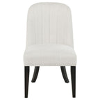 Leandro Upholstered Dining Side Chair Cream (Set of 2)