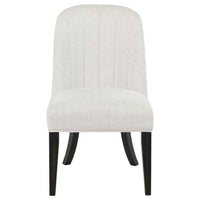 Leandro Upholstered Dining Side Chair Cream (Set of 2)