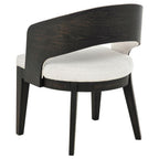 Leandro Upholstered Dining Arm Chair Cream (Set of 2)