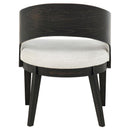 Leandro Upholstered Dining Arm Chair Cream (Set of 2)