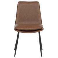 Ortega Upholstered Dining Side Chair Coffee (Set of 2)