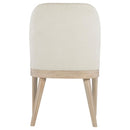 Solano Upholstered Dining Side Chair Beige (Set of 2)