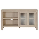 Solano Sliding Door Dining Sideboard Server Weathered Mango