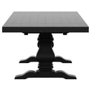 Florence 9-piece 126-inch Extension Dining Table Set Distressed Black