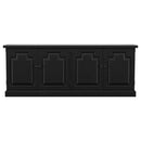 Florence 4-door Dining Sideboard Buffet Distressed Black
