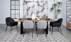 Home & Sleep Outlet - Bradshaw 80-inch Live Edge Wood Dining Table Natural Acacia