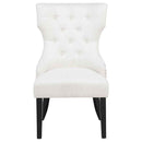 Baney Fabric Upholstered Dining Side Chair Cream and Black