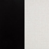 Baney Fabric Upholstered Dining Side Chair Cream and Black