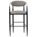 Tina Fabric Upholstered Bar Chair Grey (Set of 2)