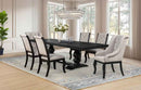 Phelps 7-piece Rectangular Dining Table Set Distressed Noir