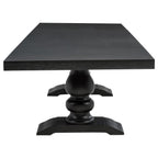 Phelps 7-piece Rectangular Dining Table Set Distressed Noir