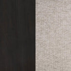 Home & Sleep Outlet - Phelps Upholstered Dining Arm Chair Tan Distressed Noir (Set of 2)
