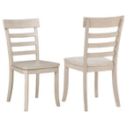 Home & Sleep Outlet - Orrison Ladder Back Dining Side Chair Linen (Set of 2)