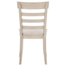 Orrison Ladder Back Dining Side Chair Linen (Set of 2)