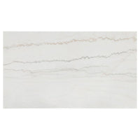 Averill 72-inch Rectangular White Marble Top Dining Table Coffee Bean