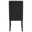 Berning Fabric Upholstered Parson Side Chair Charcoal (Set of 2)