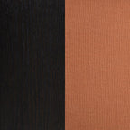 Home & Sleep Outlet - Berning Fabric Upholstered Parson Side Chair Salmon Orange (Set of 2)