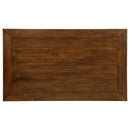 Atwood 5-piece Rectangular Wood Dining Set Warm Brown