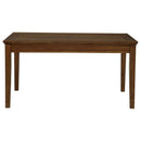 Atwood Rectangular Wood Dining Table Warm Brown
