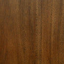 Atwood Wood Dining Side Chair Upholstered Seat Warm Brown