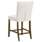 Home & Sleep Outlet - Paxton 5-piece Round Glass Top Counter Height Dining Set Beige