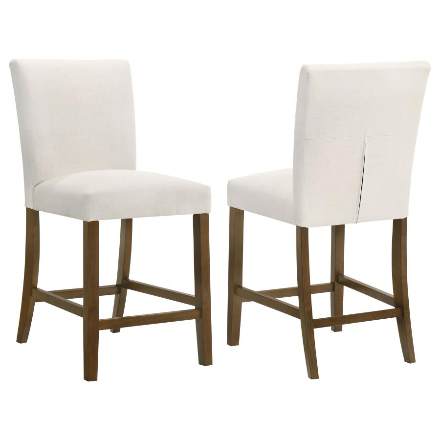 Home & Sleep Outlet - Paxton Upholstered Counter Height Dining Chair Beige (Set of 2)