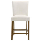 Home & Sleep Outlet - Paxton Upholstered Counter Height Dining Chair Beige (Set of 2)