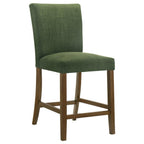 Home & Sleep Outlet - Paxton Upholstered Counter Height Dining Chair Green (Set of 2)