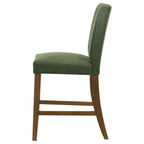 Home & Sleep Outlet - Paxton Upholstered Counter Height Dining Chair Green (Set of 2)