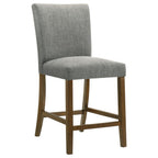Home & Sleep Outlet - Paxton Upholstered Counter Height Dining Chair Grey (Set of 2)