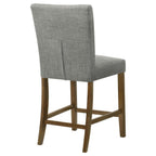Home & Sleep Outlet - Paxton Upholstered Counter Height Dining Chair Grey (Set of 2)