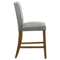 Paxton Upholstered Counter Height Dining Chair Grey (Set of 2)