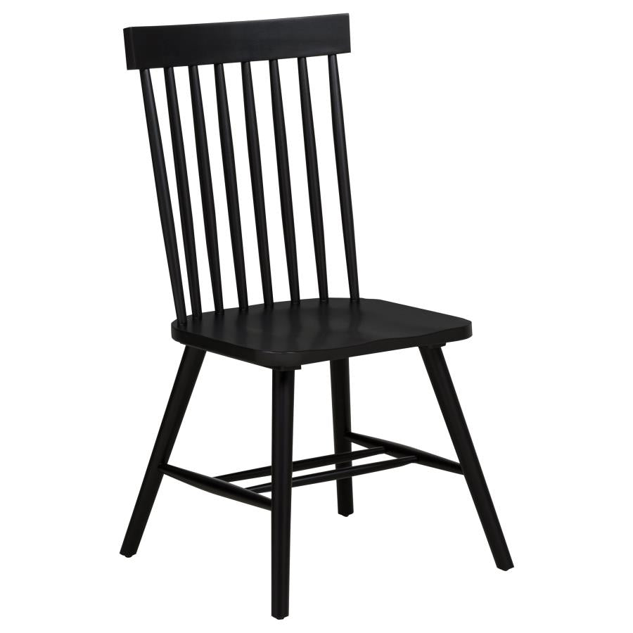 Home & Sleep Outlet - Andrews 5-piece Round Dining Table Set Light Ash and Black