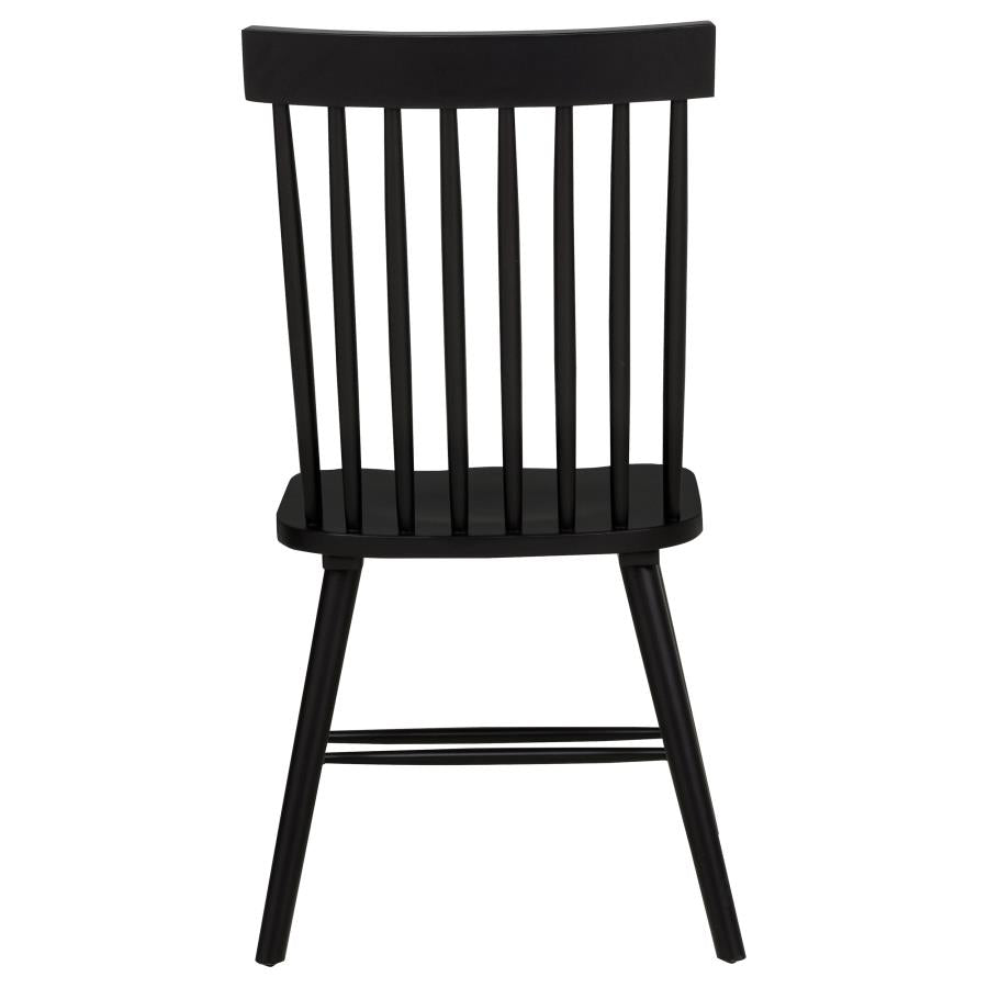 Home & Sleep Outlet - Andrews 5-piece Round Dining Table Set Light Ash and Black