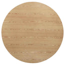 Andrews 5-piece Round Dining Table Set Light Ash and White