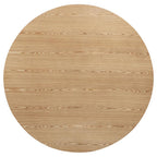Home & Sleep Outlet - Andrews 5-piece Round Wood Dining Room Table Set Light Ash