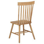 Home & Sleep Outlet - Andrews 5-piece Round Wood Dining Room Table Set Light Ash