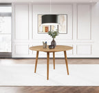 Home & Sleep Outlet - Andrews 48-inch Round Wood Dining Room Table Light Ash