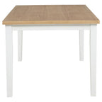 Home & Sleep Outlet - Andrews 66-inch Rectangular Dining Table Light Ash and White