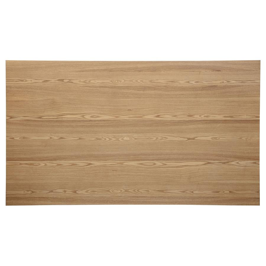 Home & Sleep Outlet - Andrews 66-inch Rectangular Dining Table Light Ash and White
