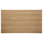 Home & Sleep Outlet - Andrews 66-inch Rectangular Dining Table Light Ash and White
