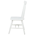 Home & Sleep Outlet - Andrews Windsor Spindle Back Dining Side Chair White (Set of 2)