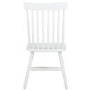 Andrews Windsor Spindle Back Dining Side Chair White (Set of 2)