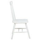 Andrews Windsor Spindle Back Dining Side Chair White (Set of 2)