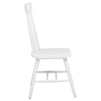 Andrews Windsor Spindle Back Dining Side Chair White (Set of 2)