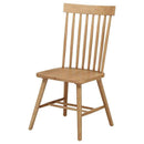 Andrews Windsor Spindle Back Dining Side Chair Light Ash (Set of 2)