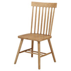 Home & Sleep Outlet - Andrews Windsor Spindle Back Dining Side Chair Light Ash (Set of 2)
