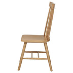 Home & Sleep Outlet - Andrews Windsor Spindle Back Dining Side Chair Light Ash (Set of 2)
