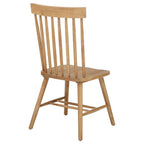 Home & Sleep Outlet - Andrews Windsor Spindle Back Dining Side Chair Light Ash (Set of 2)