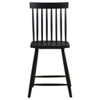 Home & Sleep Outlet - Andrews 5-piece Round Counter Dining Set Light Ash and Black